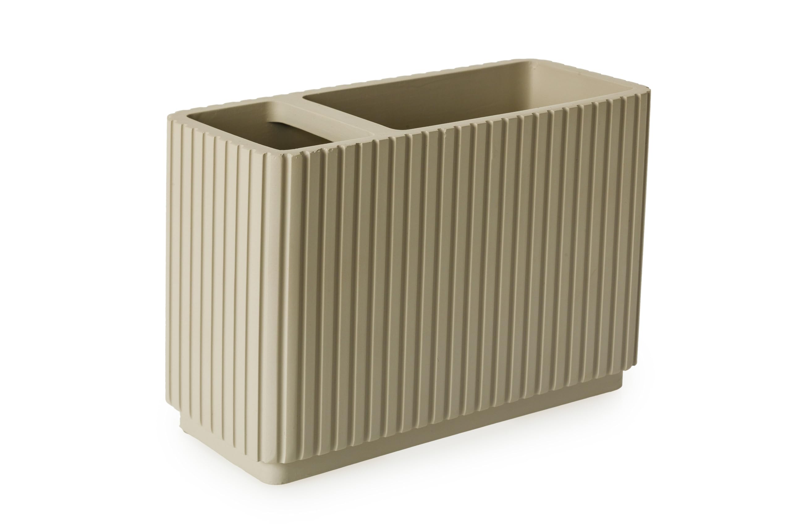 Blue Canyon Berkeley Toothbrush Tidy - Almond, Brown