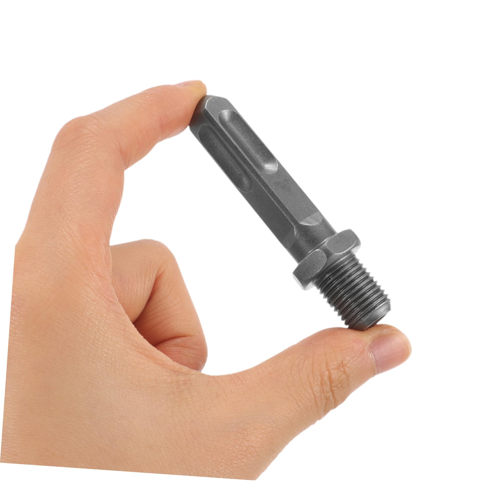 HEMOTON Punta per Spaccare Legna in Acciaio, Separatore per Tronchi Nero per Trapano, Resistente Agli Urti, per Uso Domestico e Campeggio
