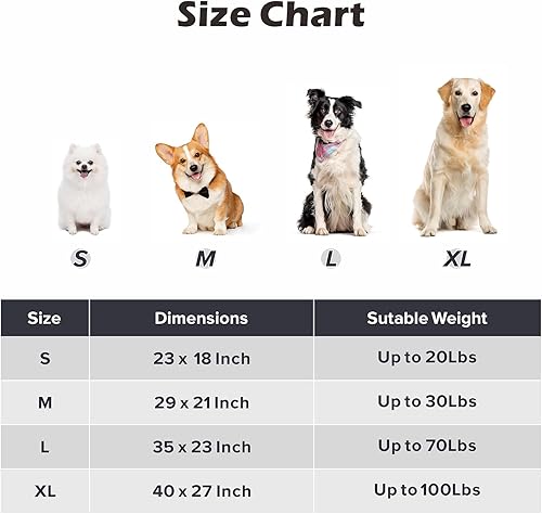 Miniatura 6 de Colchoneta Siwa Mary suave, antideslizante, lavable, estilo cajón para perros y gatos grandes, medianos y pequeños