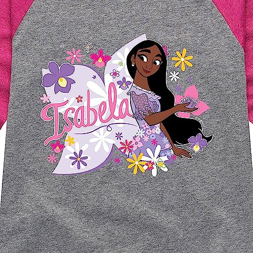 Disney Encanto - Isabela - Toddler and Youth Girls Raglan Graphic T-Shirt3