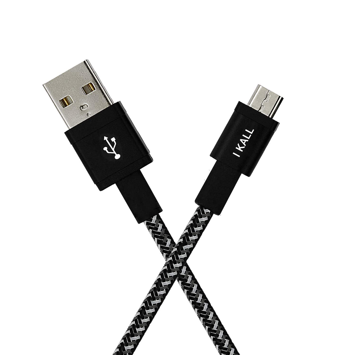 I Kall Premium High Speed Tough Braided Nylon 3A Micro Usb Data Cable For Smartphone, Tablet (Ik B10 Micro Usb, Black) (B09KXR4LKT) Amazon Price History, Amazon Price Tracker