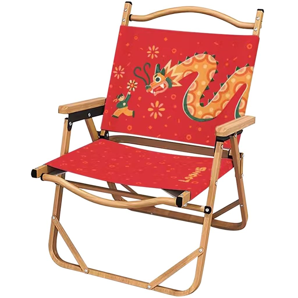 Amazon.com: Lawn Chair Folding Creative Cartoon Dragon Print