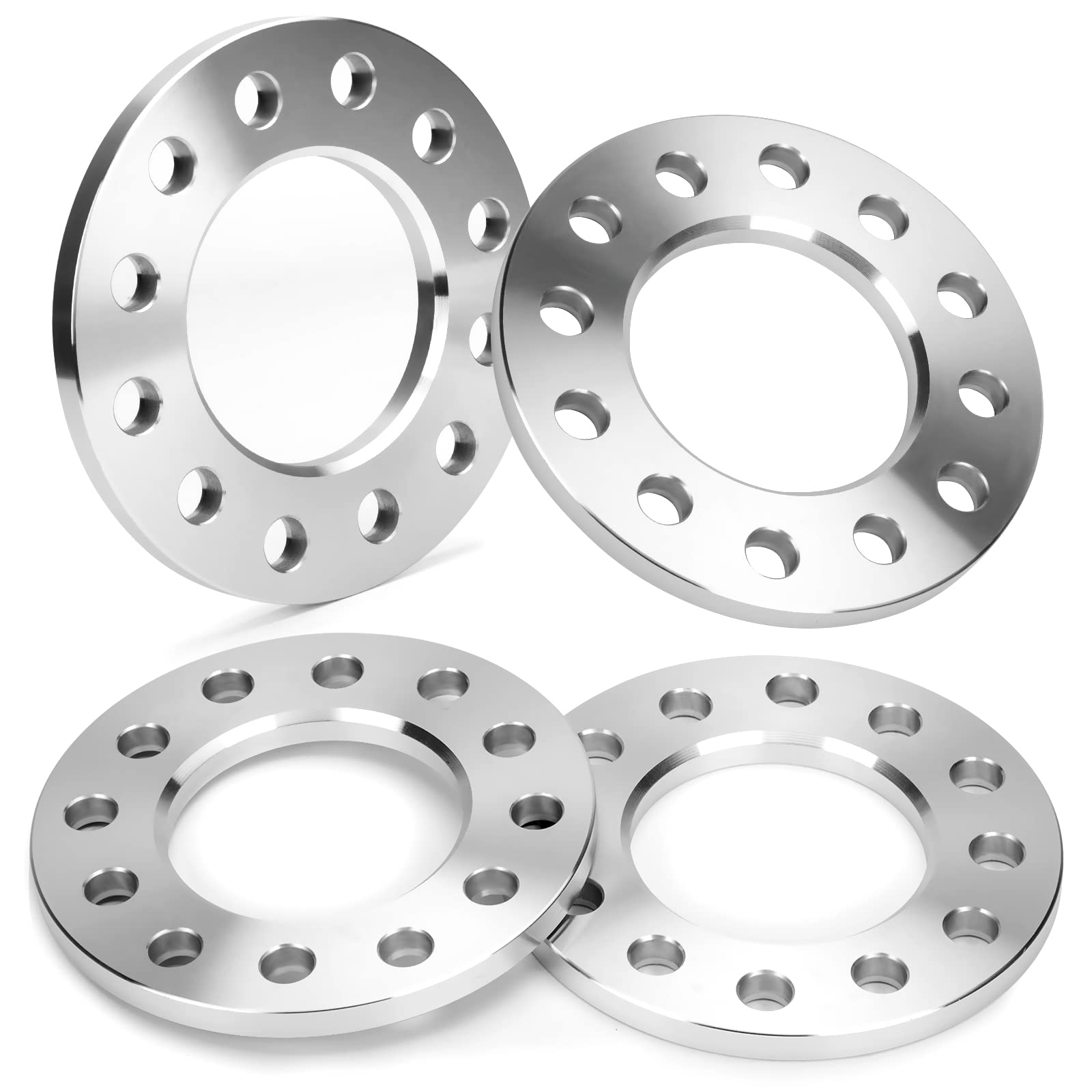 KSP 6x5.5 6x135 6x139.7 Universal Wheel Spacers, 12mm 1/2 inch lift spacer for F150 Silverado Sierra Ram 1500 Expedition, 4PCS 6 lug Forged CNC Machined Rim Spacer 93.1mm Hub Bore