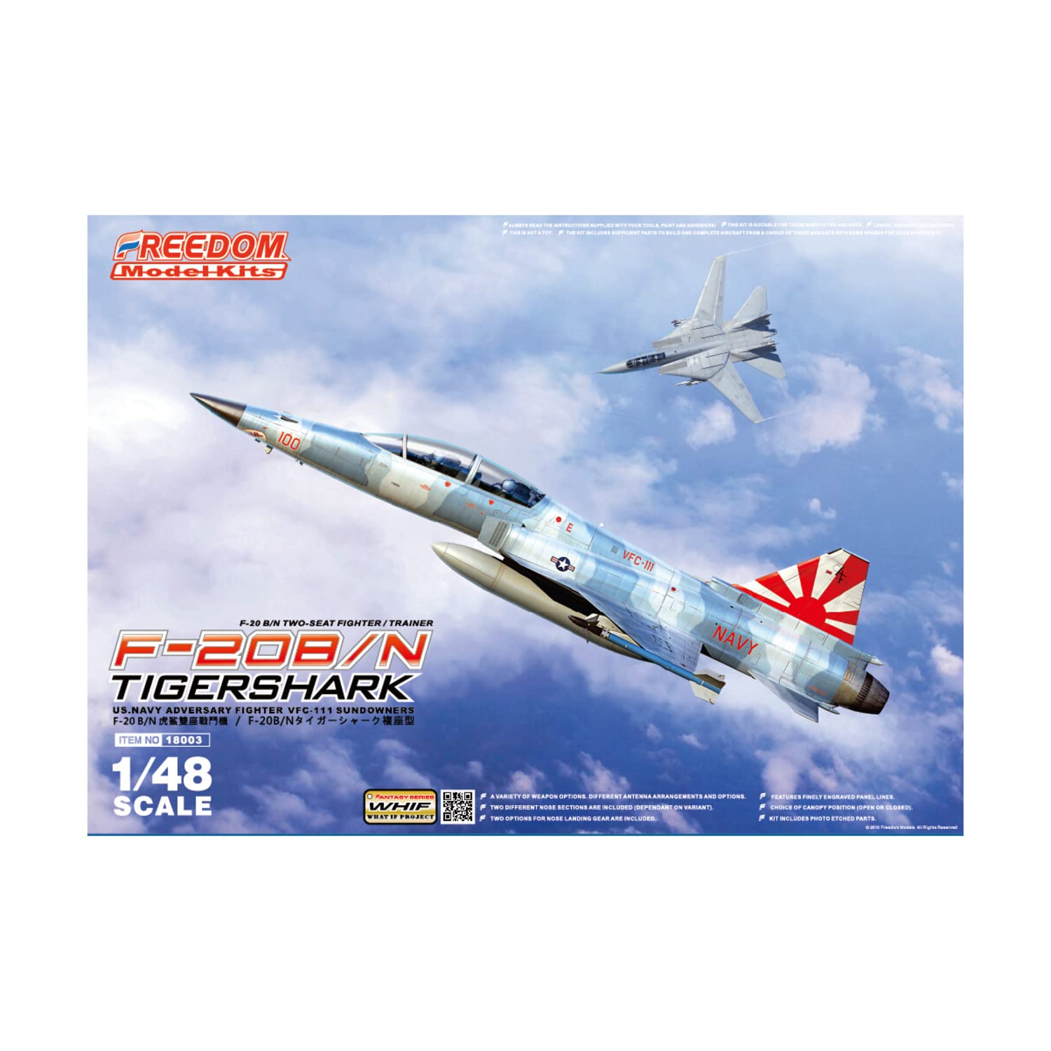 Amazon.com: Freedom Model Kits F-20B/N Tigershark VFC111
