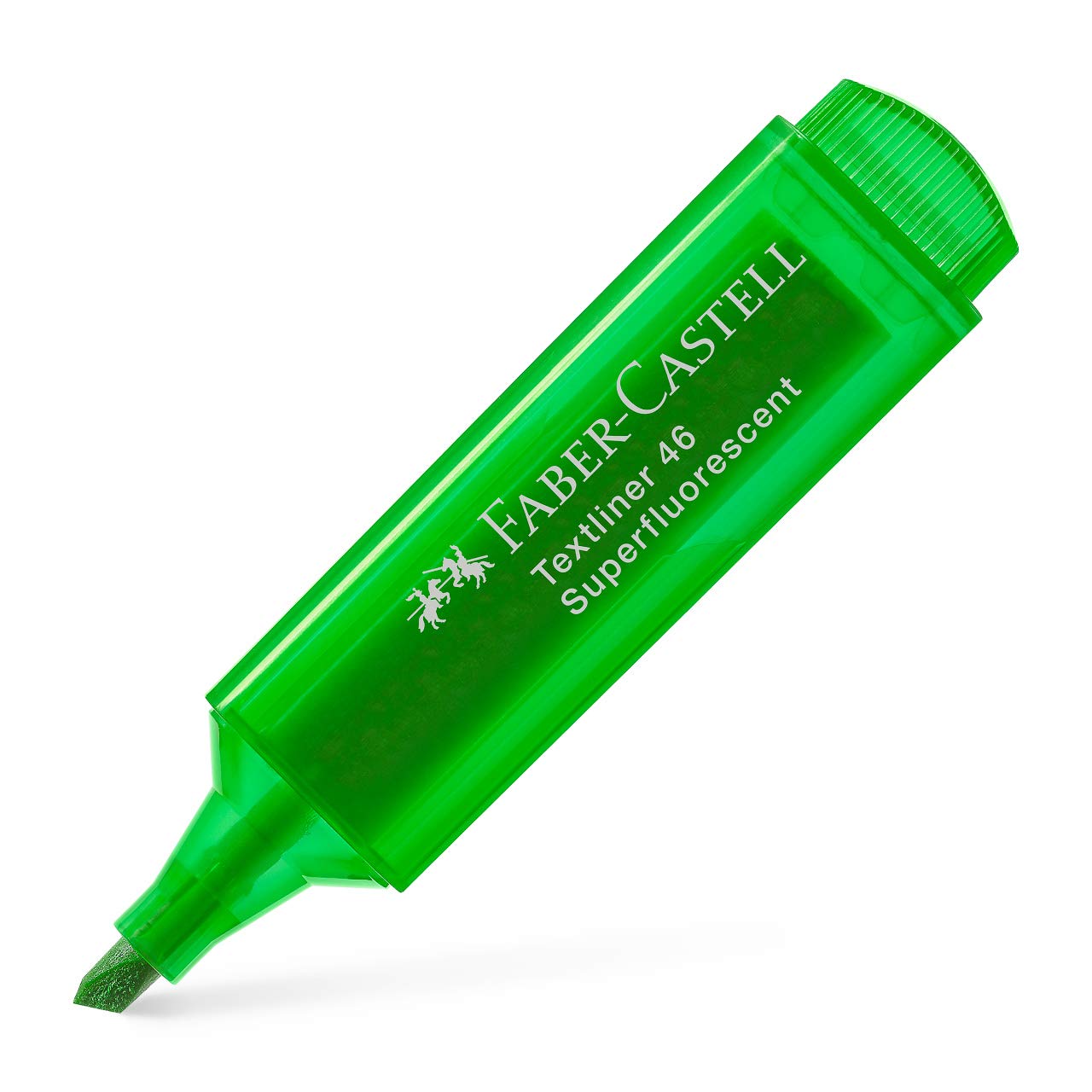 Faber-Castell Textliner 46 Textmarker Superfluoreszierend, Grün, 50 Stück