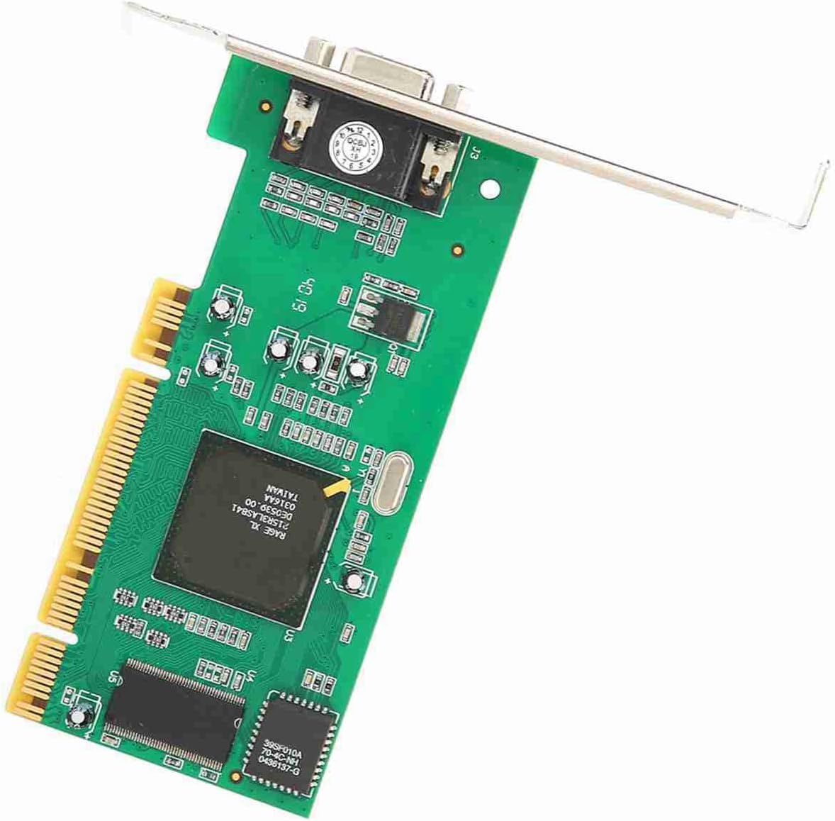 Graphics Card,VGA PCI 8MB 32Bit Desktop Computer Accessories Multi8209;Display for Rage XL,8MB PCI Graphics Card for All Motherboards with PCI Plug?in