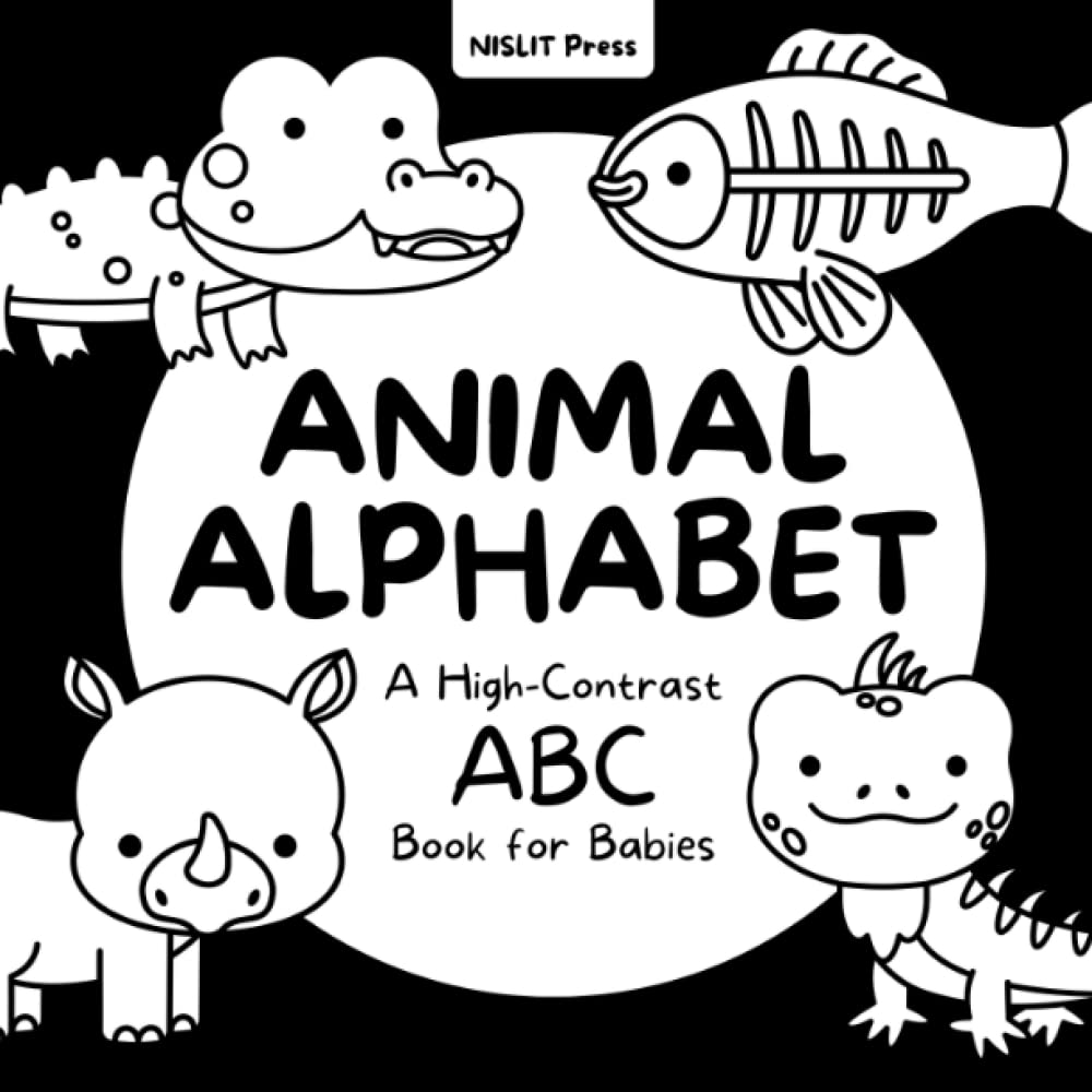 Animal Alphabet: A High-Contrast ABC Book for Babies (High Contrast Book Set)