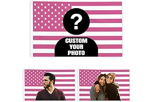 Personalized Pink American Flag Adds a Bold Touch to Any Decor