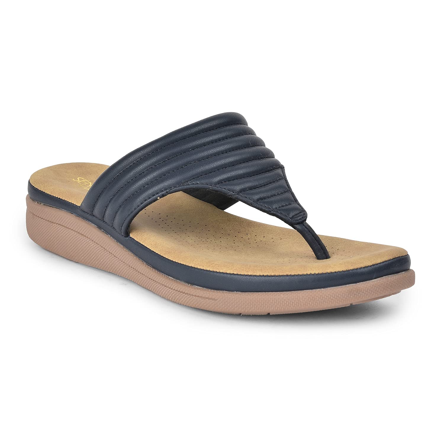 Liberty Women FTL-05 N.Blue Comfort Thong Slipper-3(50043742) (B09G2Z31HW) Amazon Price History, Amazon Price Tracker