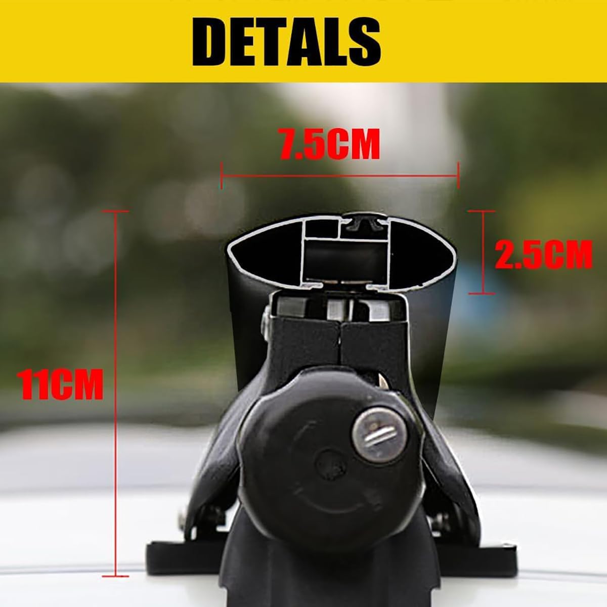 Roof Rack Cross Bars for Ford Maverick 2022-2025, 2Pcs Heavy-Duty Aluminum Cargo Bars, Aerodynamic Rooftop Storage Carrier for Luggage,Kayaks & Bikes