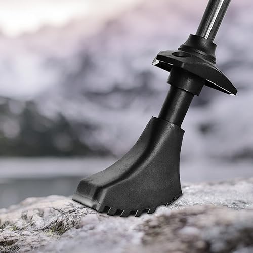 Miniatura 6 de 6 puntas de bastón de senderismo  Puntas de bastón de senderismo para bastones de senderismo  Puntas de goma para bastones de senderismo  Bastones