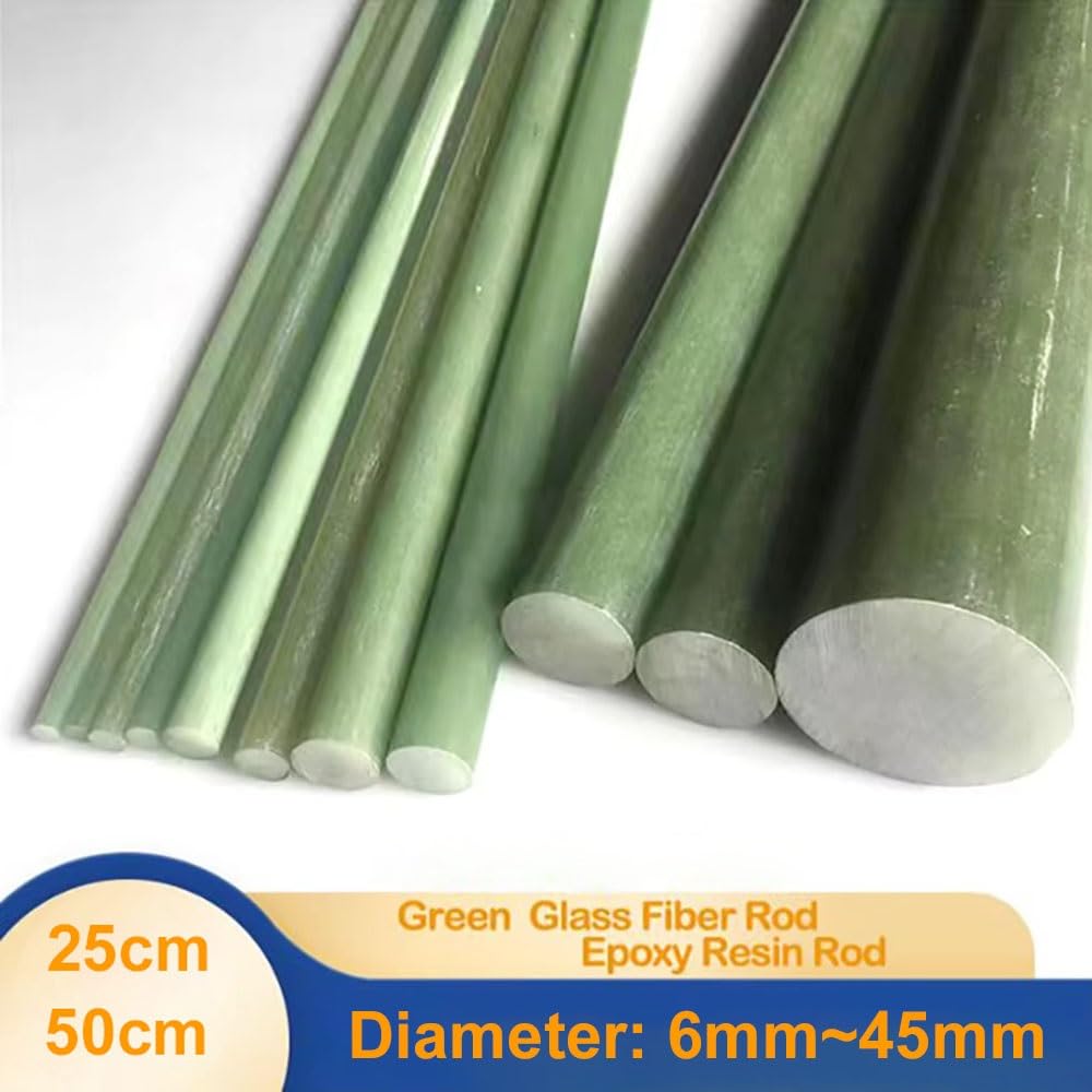 Tige En Fibre De Verre Époxy G10 FR4 – Diamètre: 6mm À 45mm, Longueur: 25/50cm, 1 Pièce – Haute Résistance Et Résistance À La Corrosion, For Machines(25cm,Diameter 16mm)