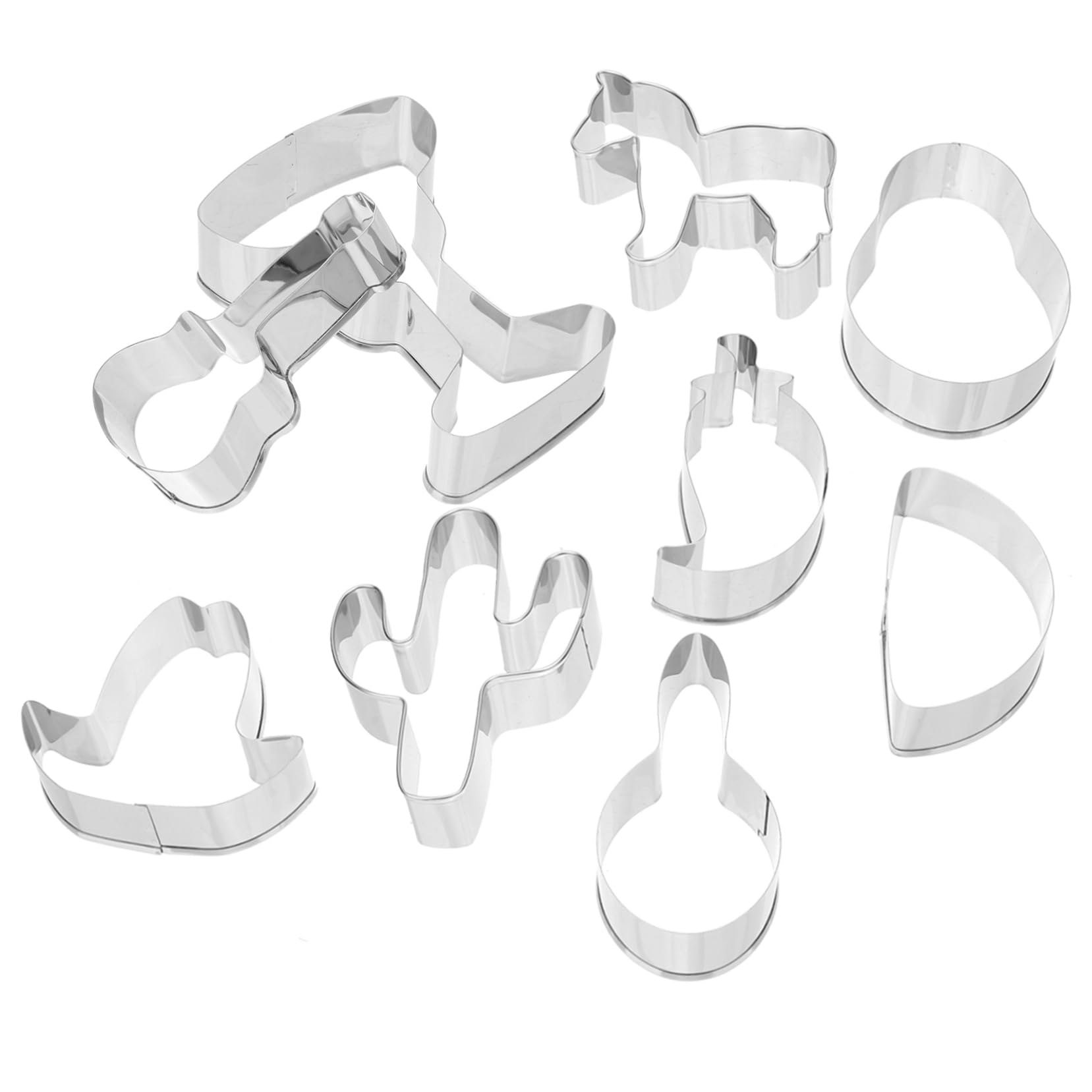 Ciieeo 5 Sätze Keksform Sandwichschneider Scone Brotmesser Roti Madeleine Keksausstecher Party Sachen Wiederverwendbare Keksausstecher Backwerkzeuge Rostfreier Stahl 6 Stück * 5