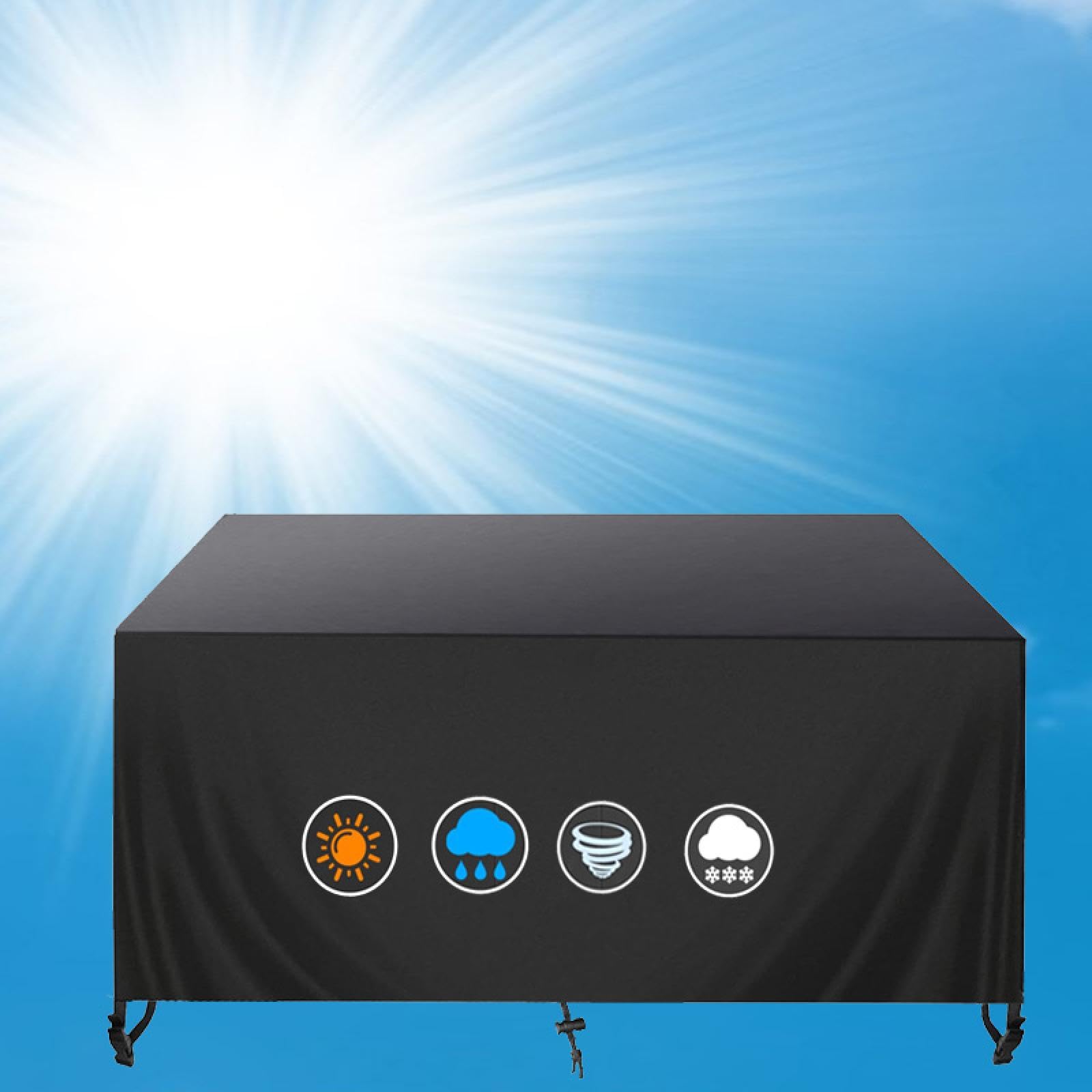 AOXUBI 83x35x35in/LxWxH/210x90x90cm Outdoor Furniture Cover Waterproof,Patio Table Chair Cover,Multiple Sizes Heavy Duty Rectangle Sofa Covers Use In