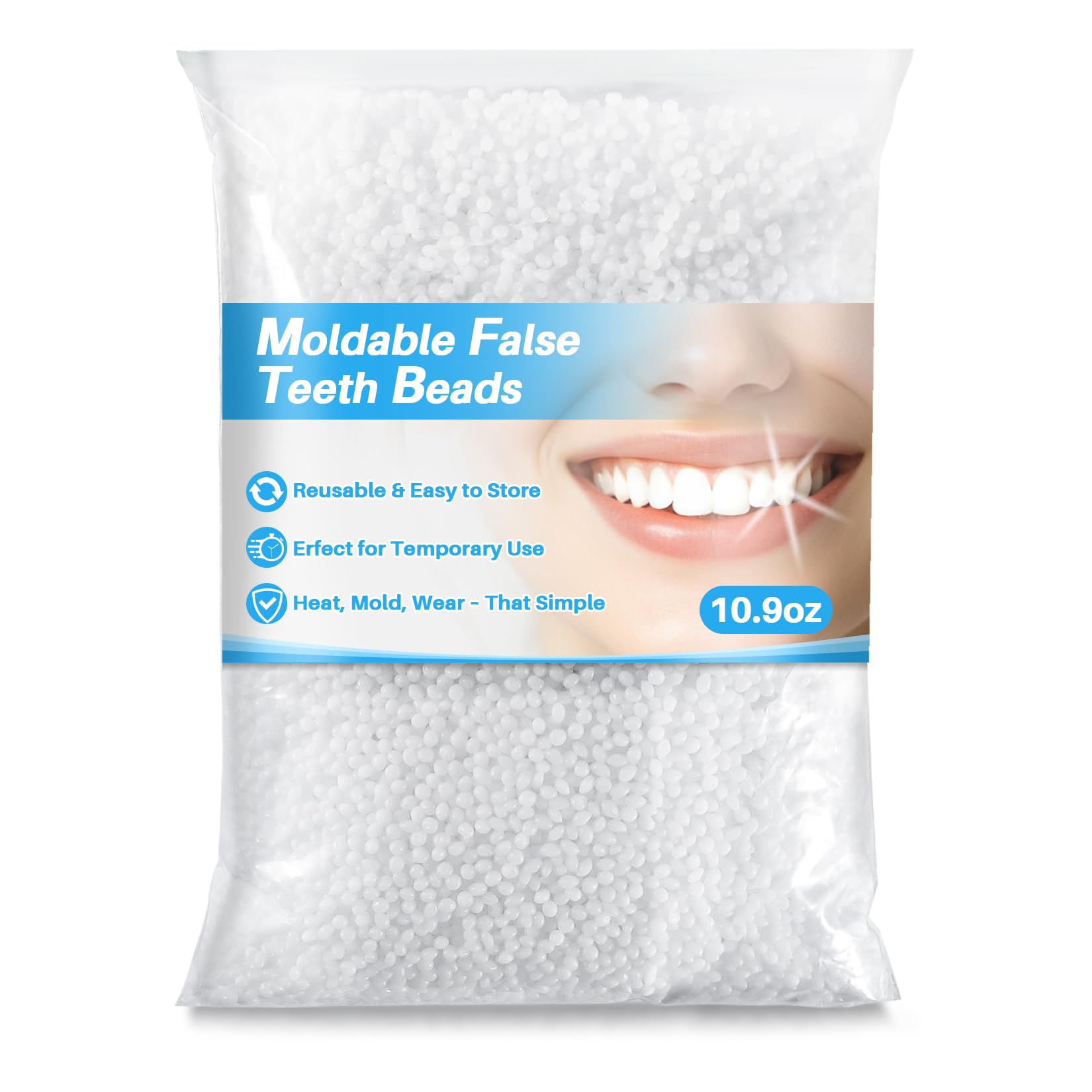 10 9oz Whiten Fitting Beads - Teeth Whitening Kit Pellets for DIY Filling Teenth Thermal Fitting Beads Used