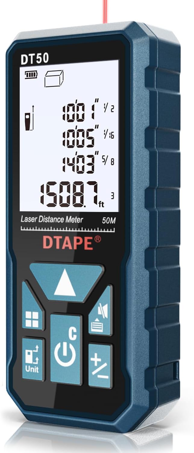 Precision Made Easy: DTAPE 165 Ft Digital Laser Distance Meter Review