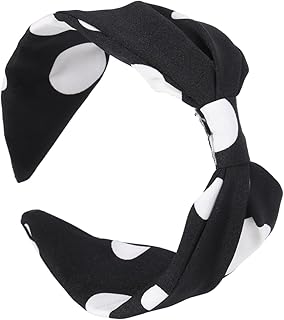 headband white hijab white hair ribbon hair handkerchiefs for women Bowknot hairbands plush hair hoop scarf fashion hair hoop wide-brimmed hoop Miss headgear makeup remover FOMIYES