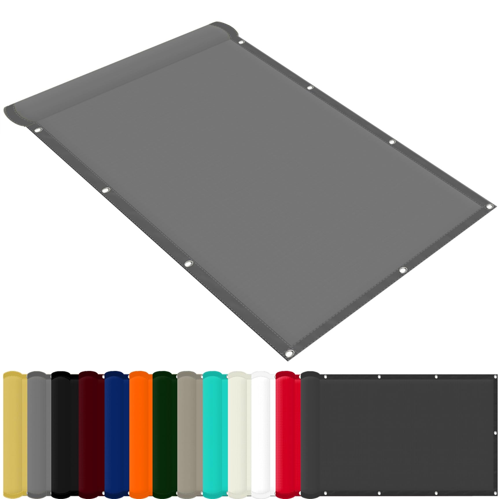 Filet d'ombrage gris clair protecteur pour de doux instants en extérieur