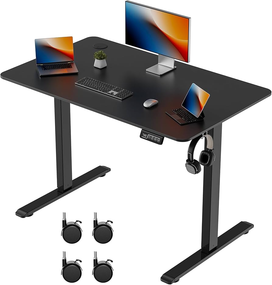 Amazon.co.jp: Alebert(アレベルト) 昇降デスク 電動 昇降式デスク 幅