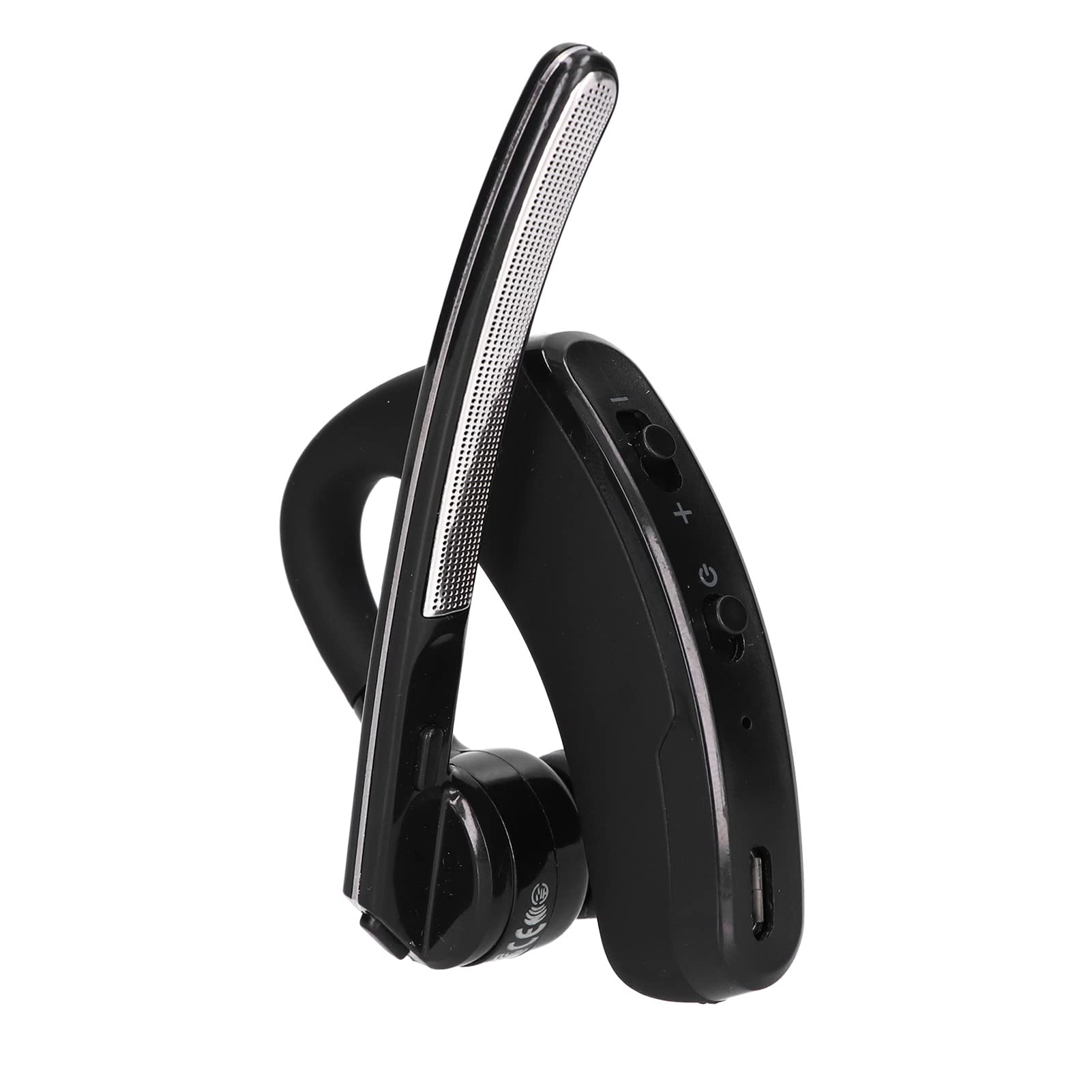 Auricolare Bluetooth, Auricolare Bluetooth 4.0 con Microfono a Riduzione del Rumore, Mini Pulsante PTT e Adattatore, per Radio Portatile e Cellulare