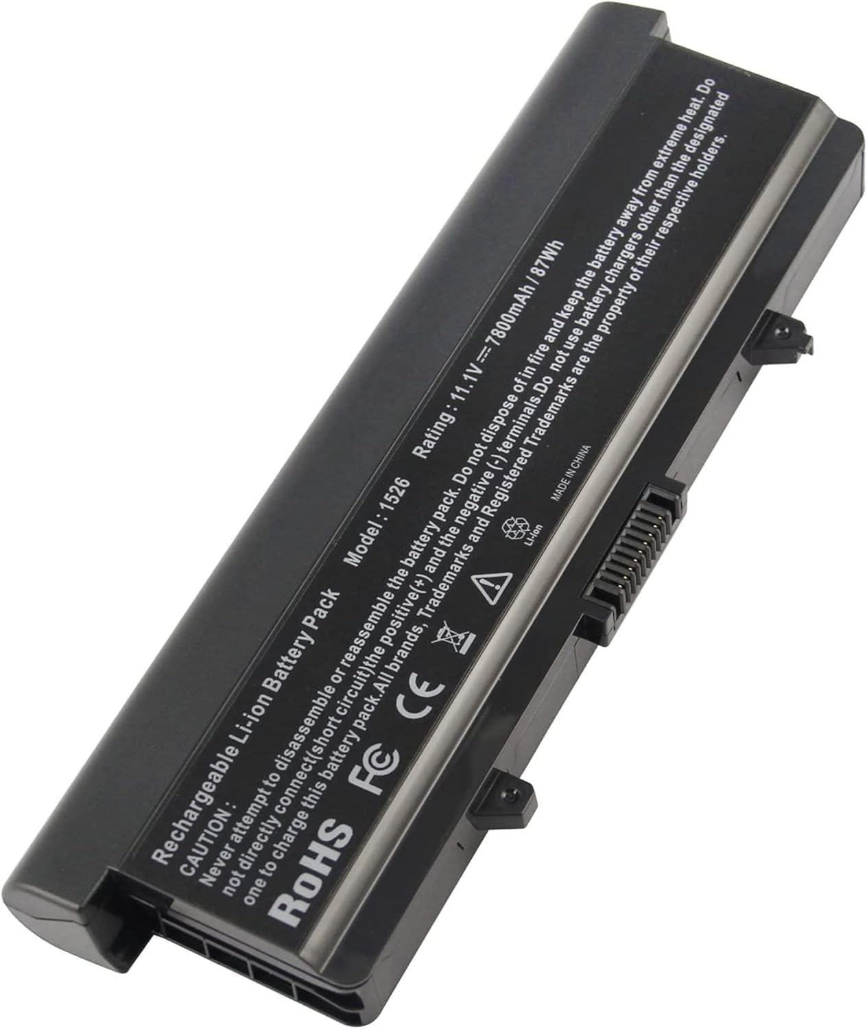 GP952 GW252 GW240 X284G RN873 M911 M911G Laptop Battery Replacement for Dell Inspiron 1545 1526 1525 PP41L PP29L Series(11.1V 87Wh)