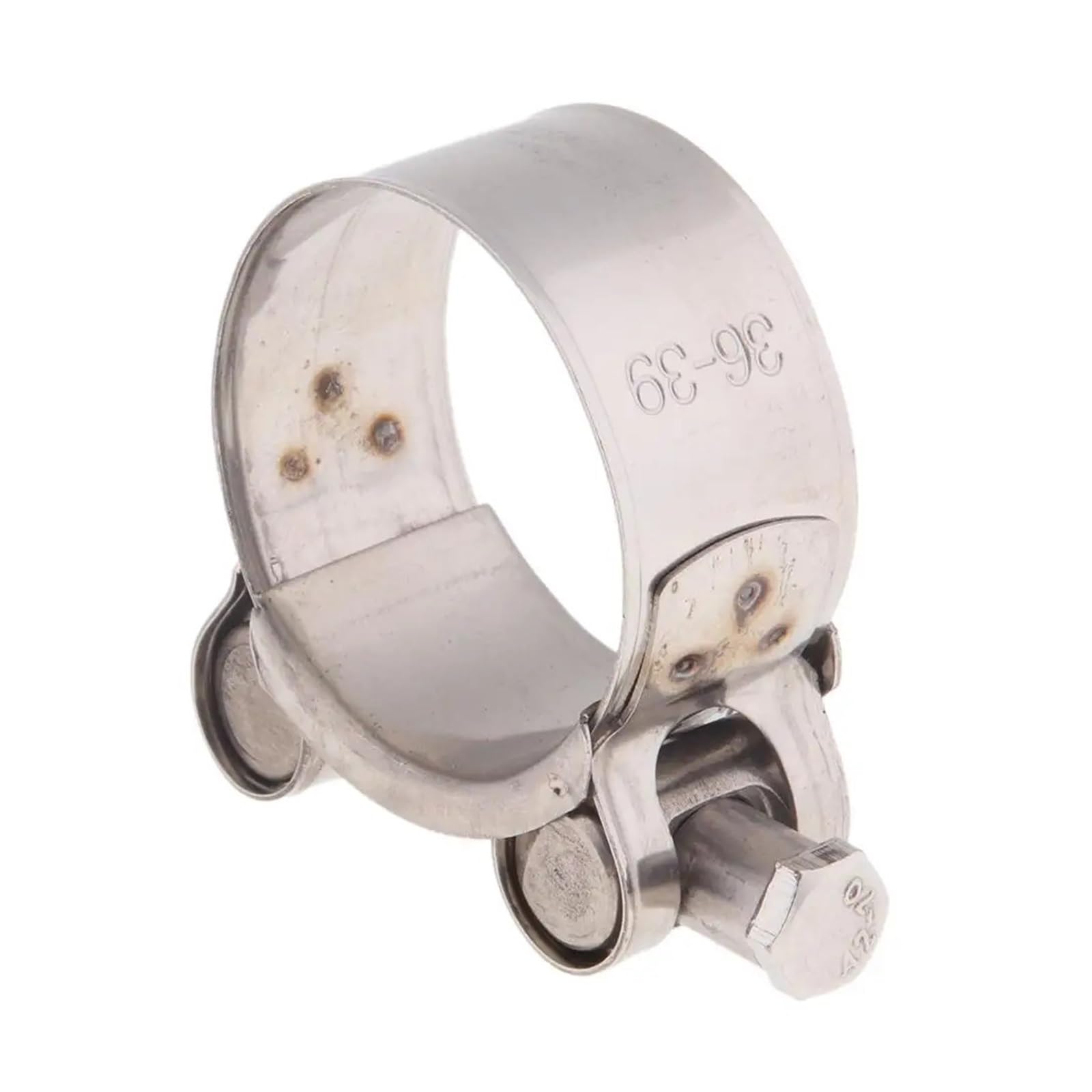3-teilige Motorrad-Auspuffschelle, 36/39 mm, Schalldämpferrohr-Clip