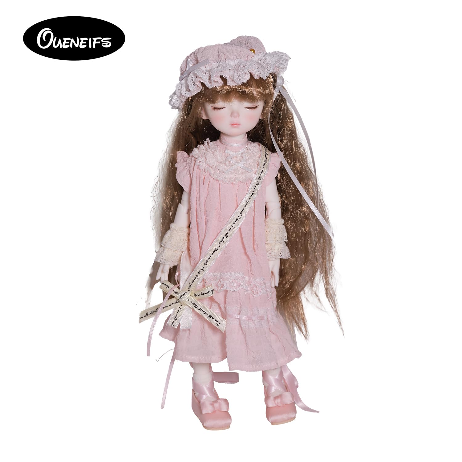 Oueneifs 1/6 Mianmianbjd Fullset Lalka BJD z zamkniętym okiem dla dzieci w wieku 15 lat