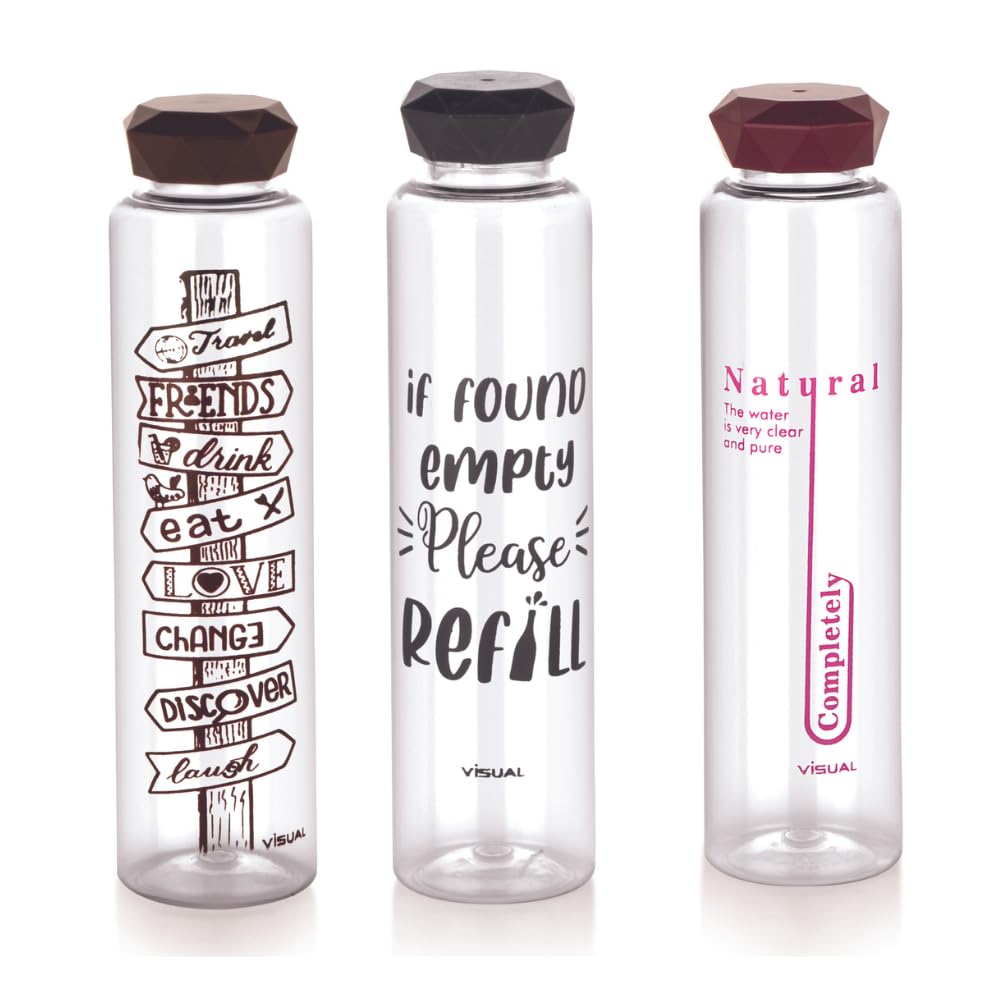 See full amazon price history chart for Visual Ultra Water Bottle 500ml | Set OF 3 | Strong & Sturdy | Durable | Unbreakable | Stylish Look | BPA Free | Fridge Bottle | For Home, Office, School, Gym, Travel Visual Ultra Water Bottle 500ml | Set OF 3 | Strong & Sturdy | Durable | Unbreakable | Stylish Look | BPA Free | Fridge Bottle | For Home, Office, School, Gym, Travel (B0CZZXNHS8) Amazon Price History, Amazon Price Tracker
