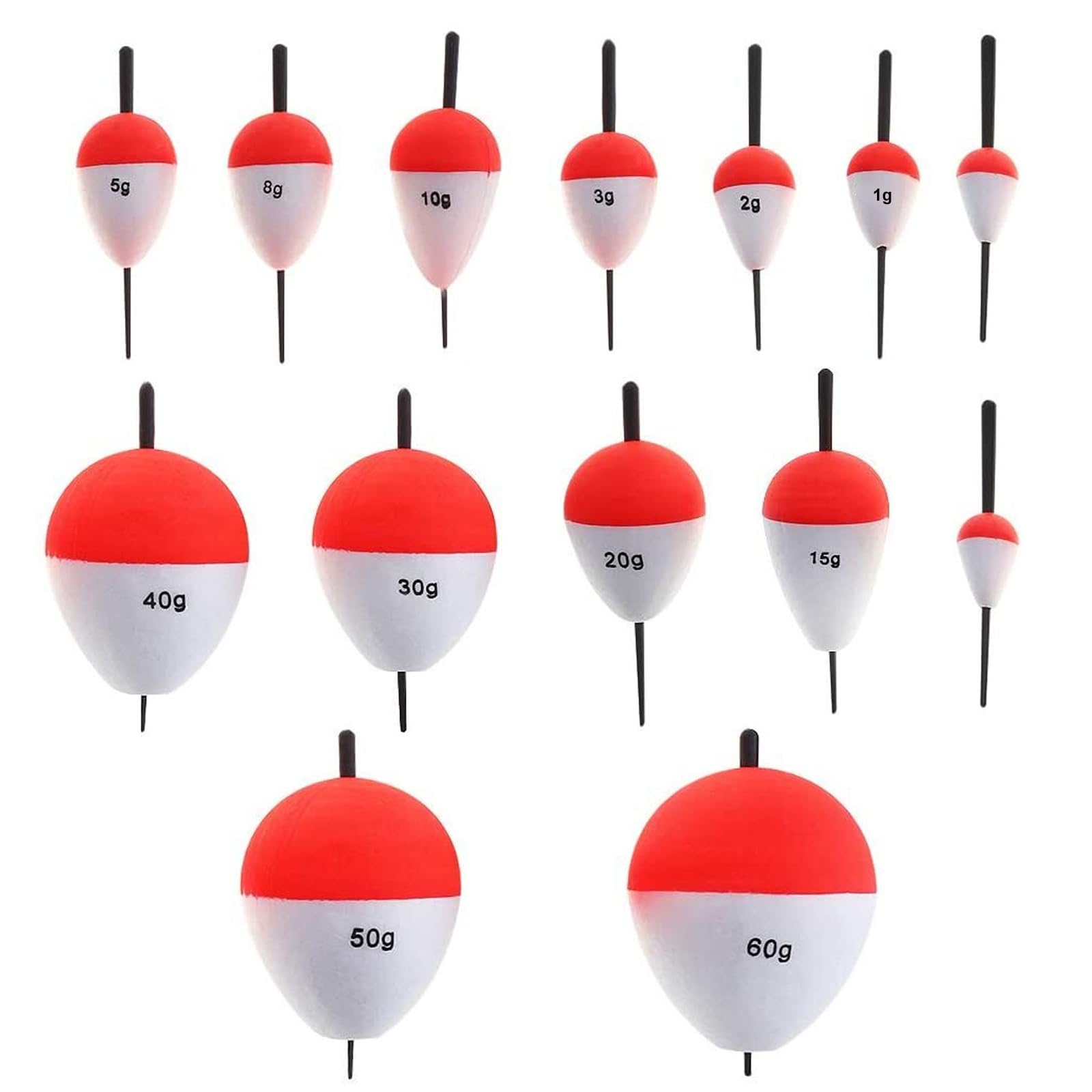 Flotadores De Pesca, Flotador De Pescado, Juego De Flotador De Pesca, 14 Piezas Flotadores De Pesca En El Mar, Flotadores De Pesca Bobbers, Flotadores De Pesca Y Bobbers, Kits De Flotadores De Pesca