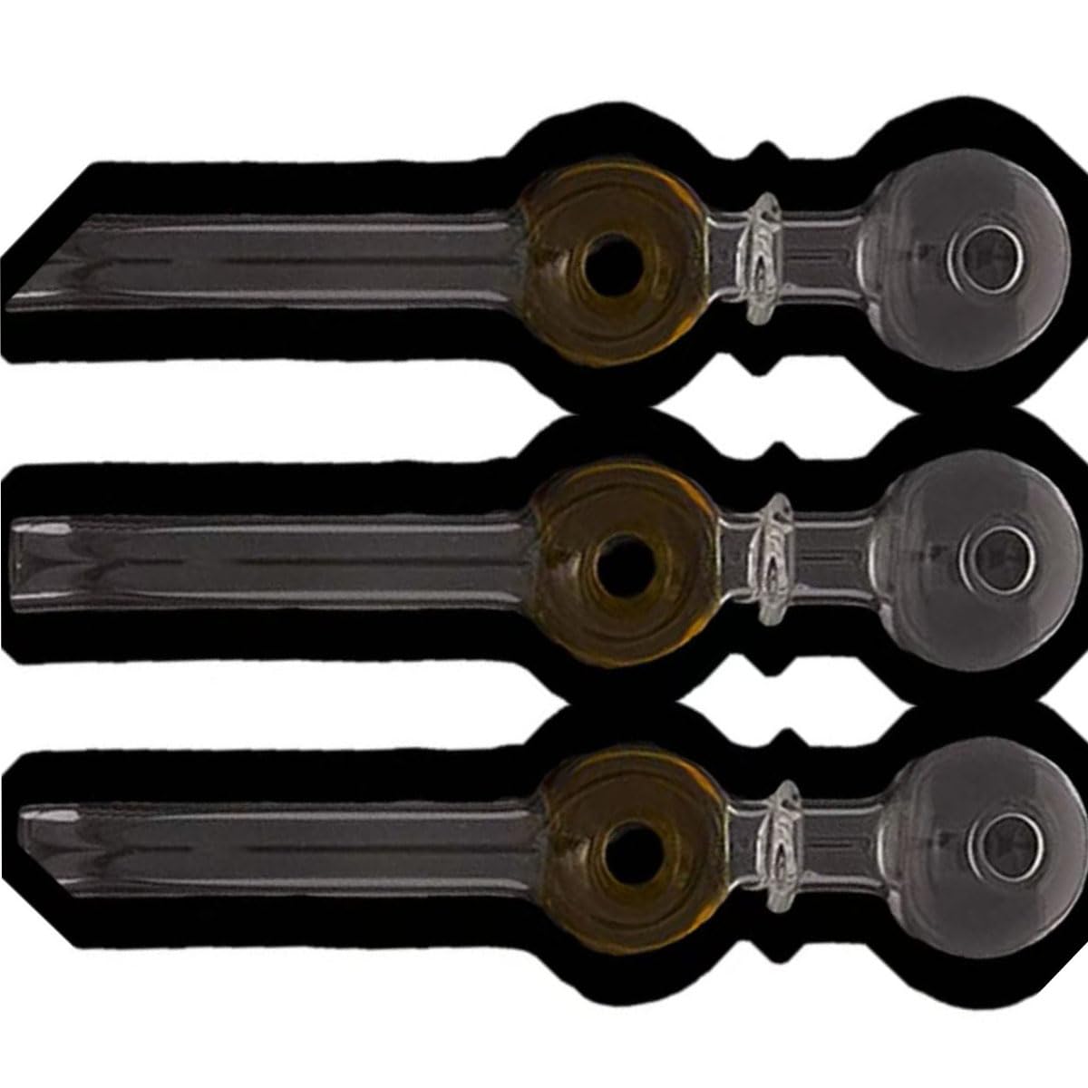 14CM Glaspfeife Crackpfeife ölpfeife Oil Pipe Glas Pipe Glass Pipe (3 STK)