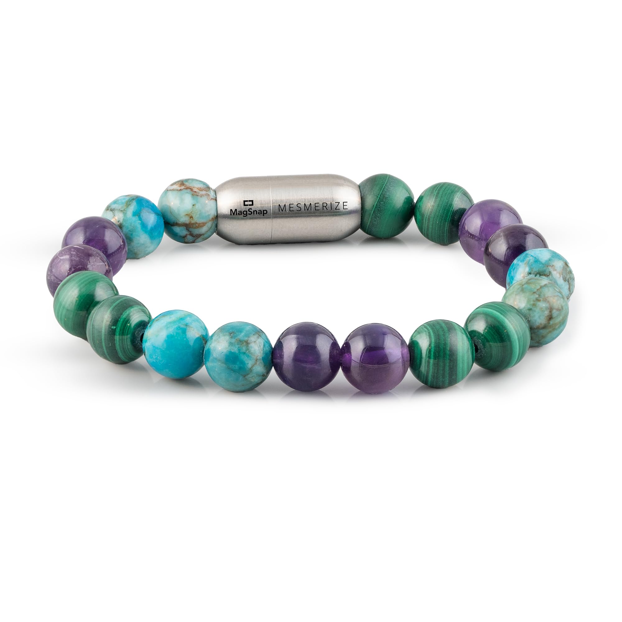 Mesmerizemystic Malachite Natural Stone Bracelet Handcrafted With