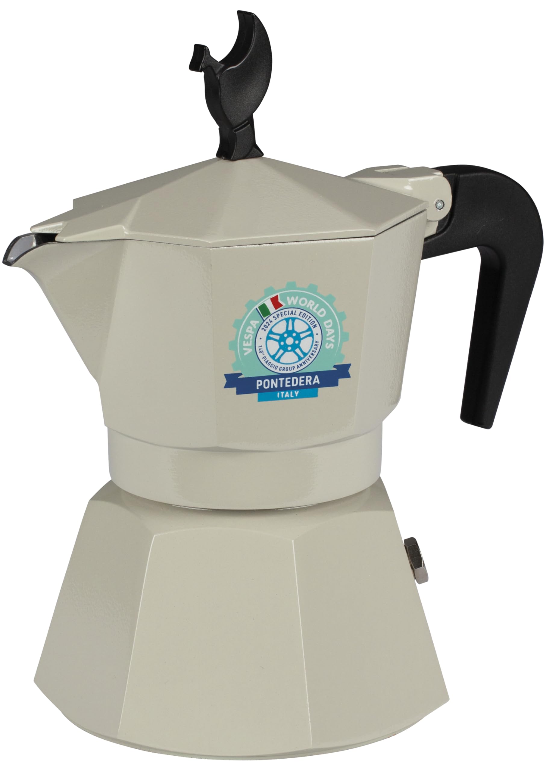 Cafetière Italienne Induction Alfonsina - 3 Tasses, Aluminium, Compatible Tous Feux, Fabriquée En Italie