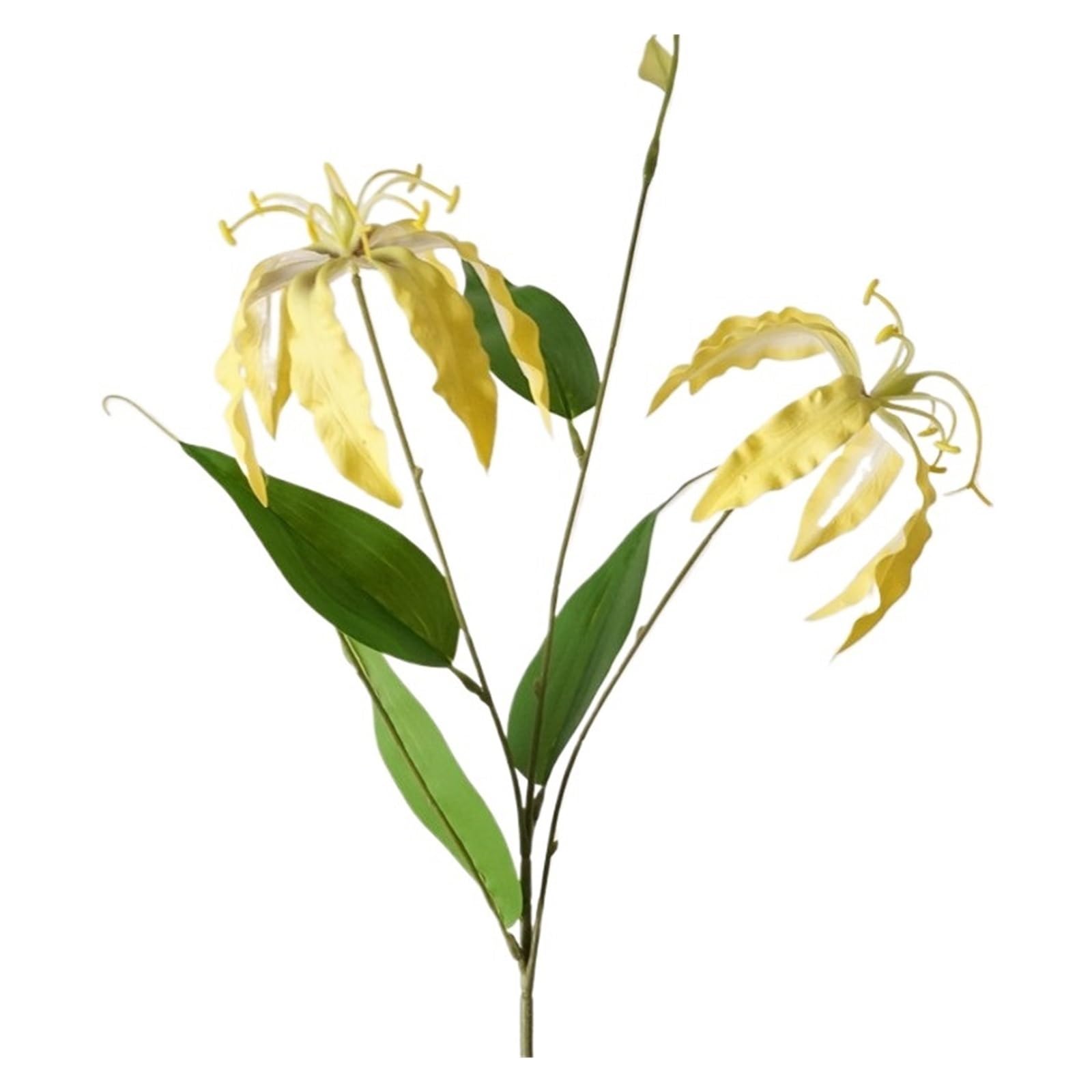 Casetlong 5Pcs Artificial Flower Home Room Decoration Fake Flowers Wedding Floral Arrangement Photography Props(Yellow)
