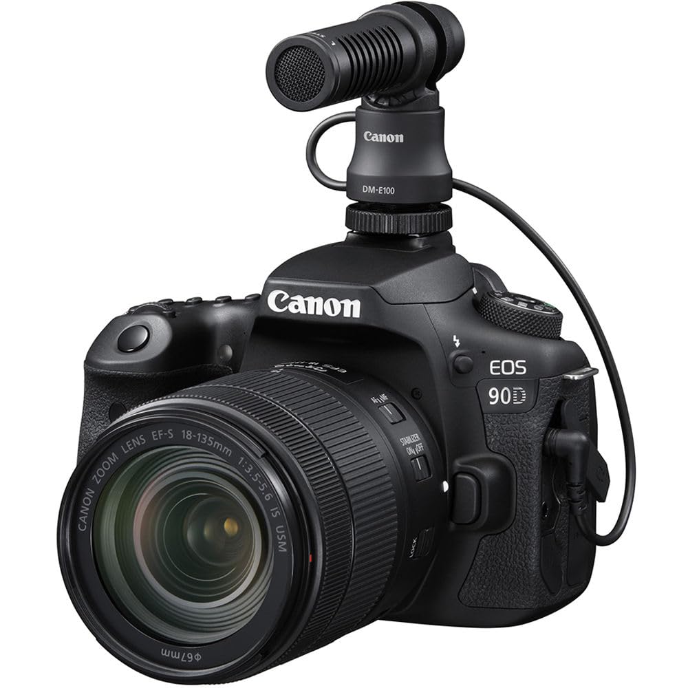 Amazon.com: Canon DM-E100 Directional Microphone (4474C001) + 64GB