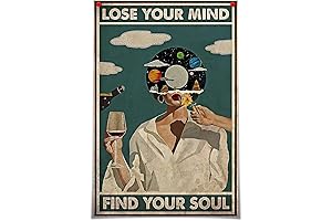 Vintage Lose Your Mind Find Your Soul Poster