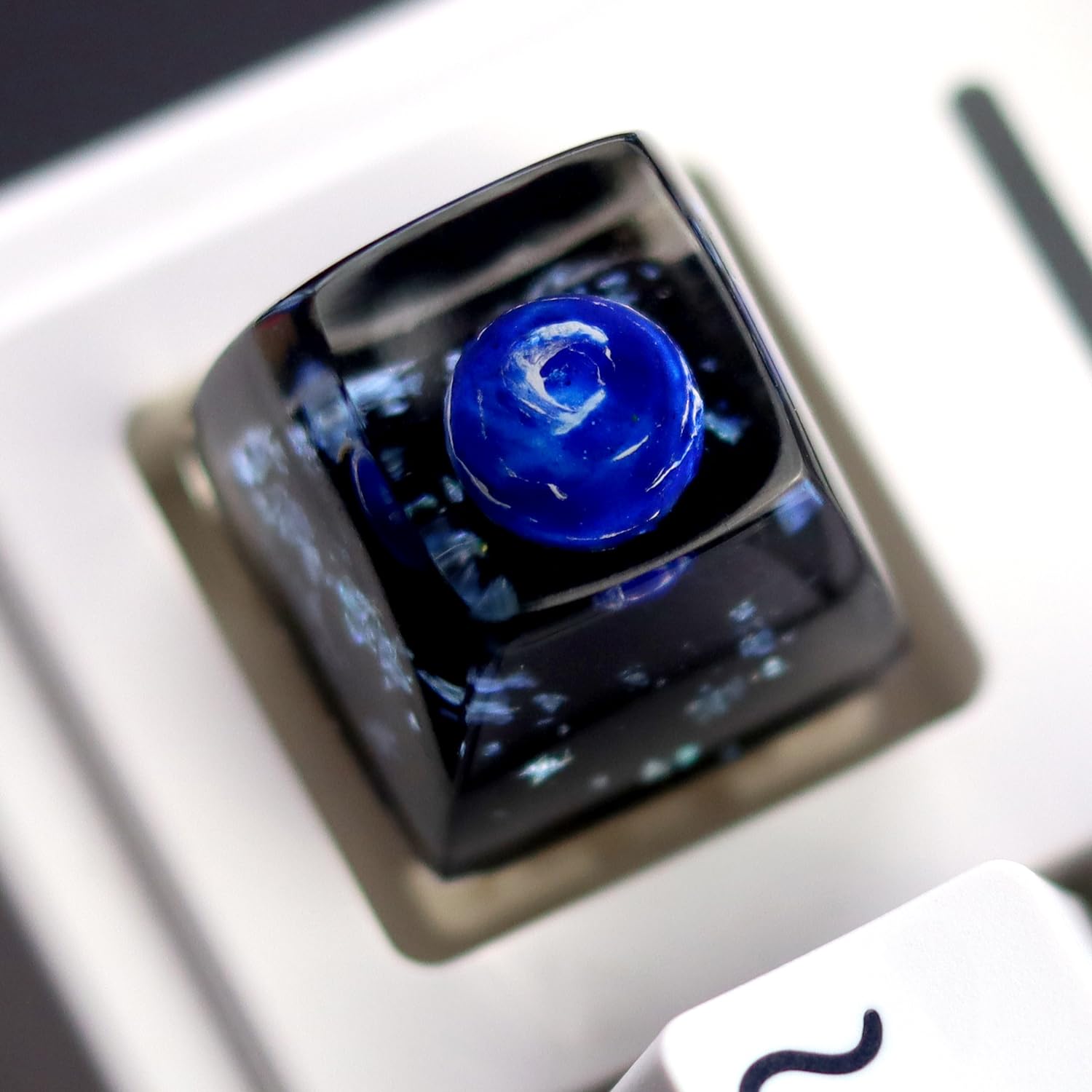 Neptune Planet Galaxy Keycaps Artisan Keycap Esc R1 SA Profile 1U