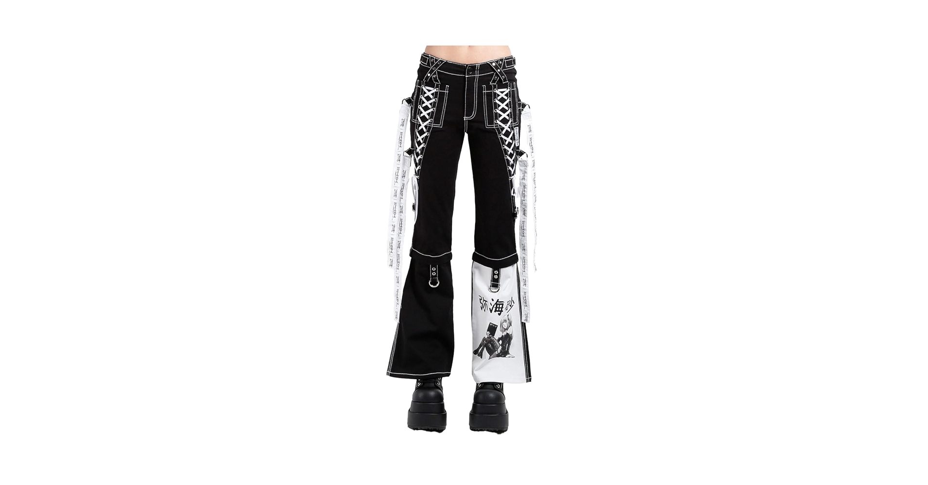 Tripp NYC × DEATH NOTE Split Pants レム×ミサ TRIPP NYC - TRIPP NYC X DEATH NOTE - REM & MISA PANTS