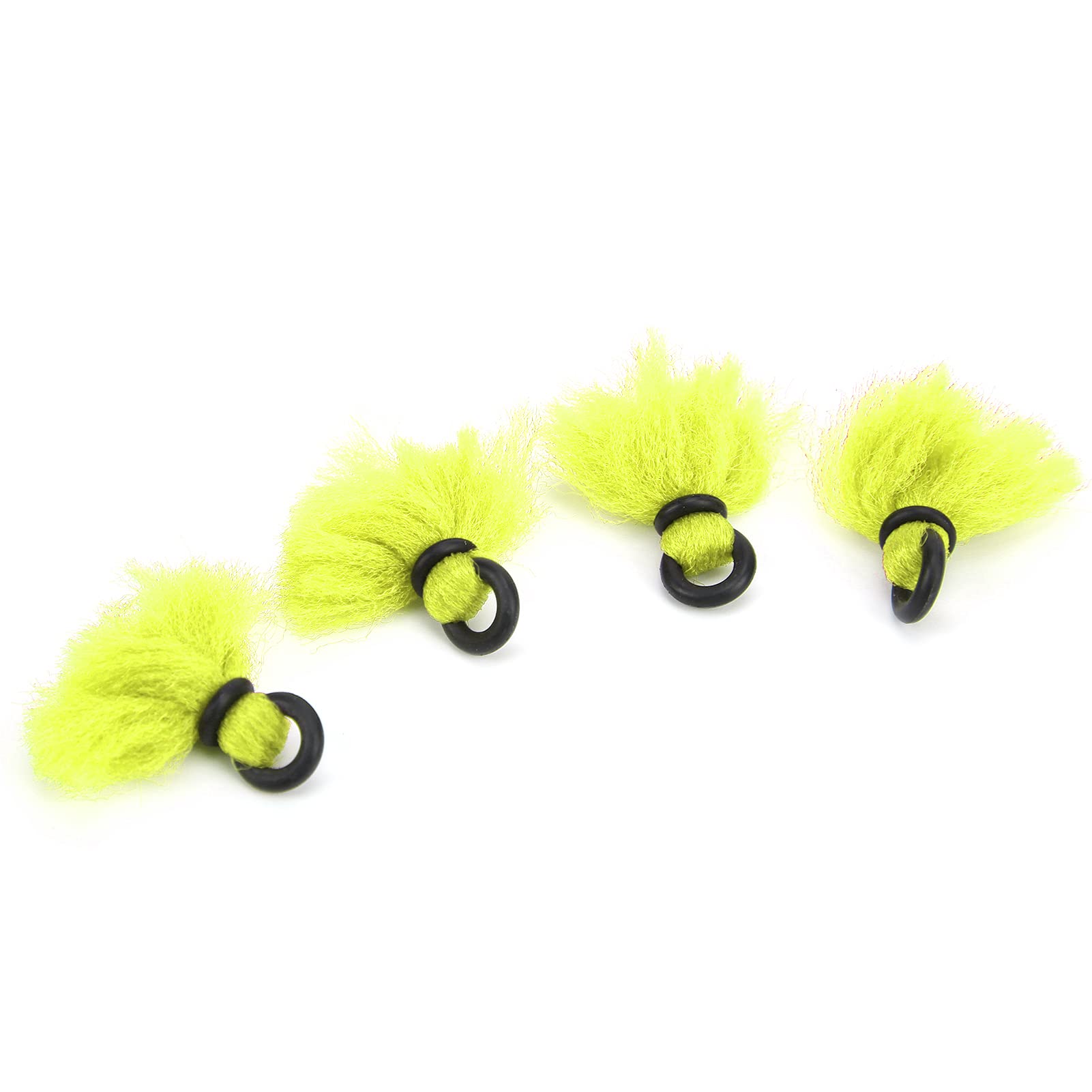 VGEBYFly Fishing Floats, 4pcs Yarn Indicators Drift Hook Positioning Floats Bobbers Positioning Floats Bobbers (Fluorescent Yellow)