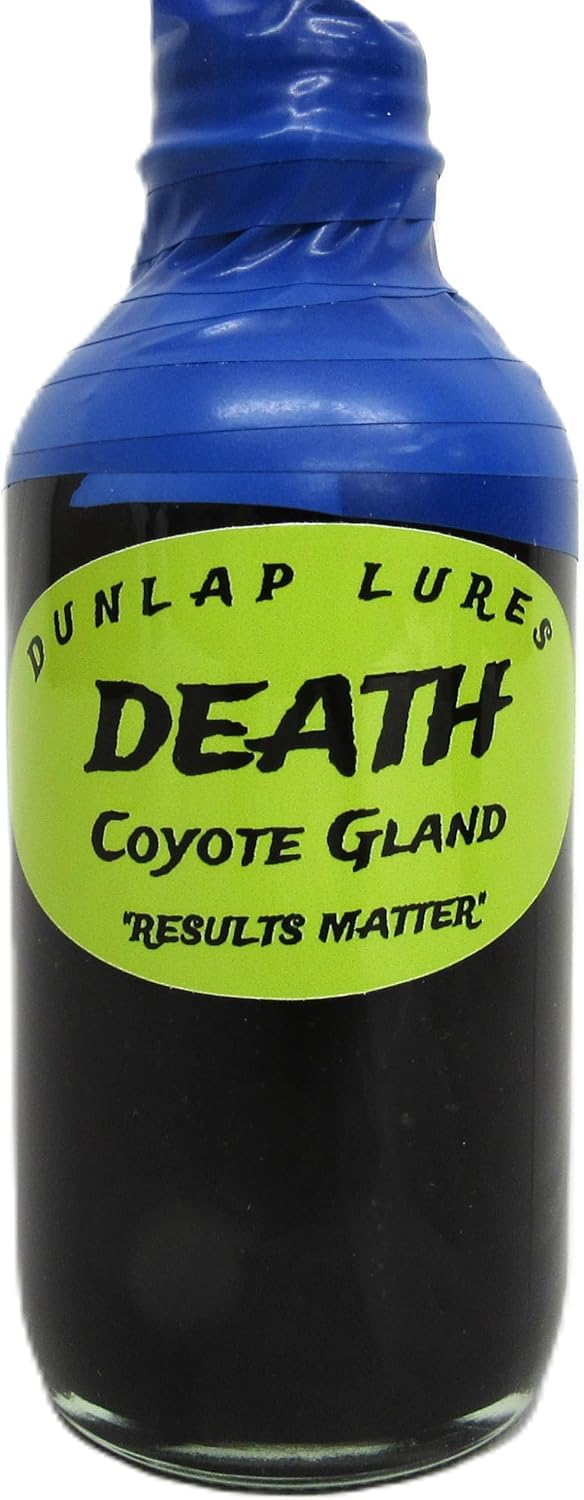 Death Coyote Gland Lure - Dunlap Lures 4 Ounce Bottle