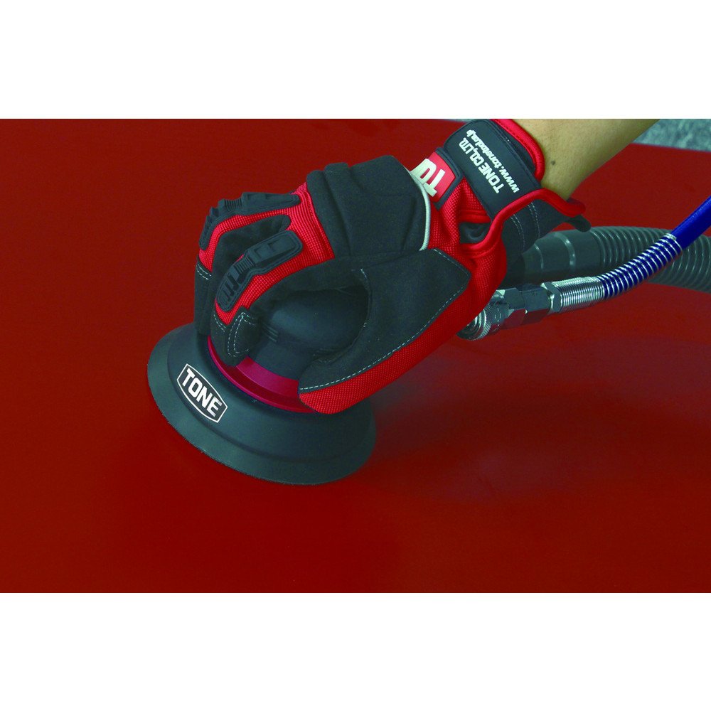 TONE ADS50M Air Double Action Sander (Non-Dust Absorption), Red