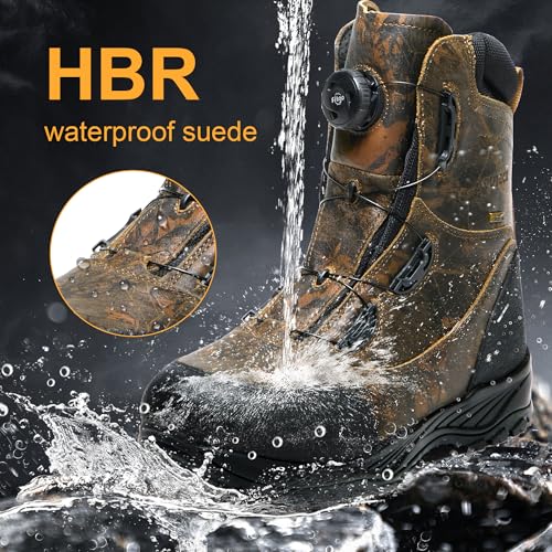 Men's Hunting Boots – Waterproof and Warm BOA Boots for Men, Perfect for Cold Weather and Rugged Adventures2