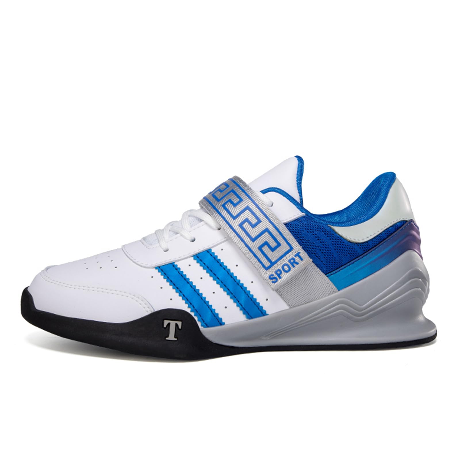 JiuQing Chaussures D'haltérophilie Hommes Chaussures De Cross-Training Plates Et Antidérapantes pour Squats Et Haltérophilie