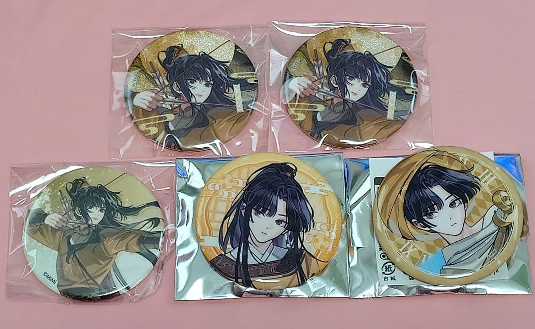 魔道祖師　公式茶屋　缶バッジ　月下清影 ver. 金凌 魔道祖師公式通販】魔道祖師 カンバッジ(ブラインド) A 月下清影