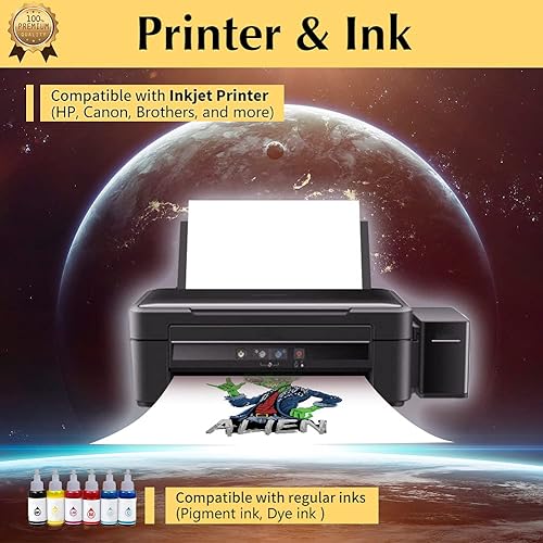 Miniatura 6 de TransOurDream Tru-Heat - Papel de transferencia de calor para camisetas (25 hojas, 8.5 x 11 pulgadas, luz 5.0), vinilo de transferencia de calor HTV