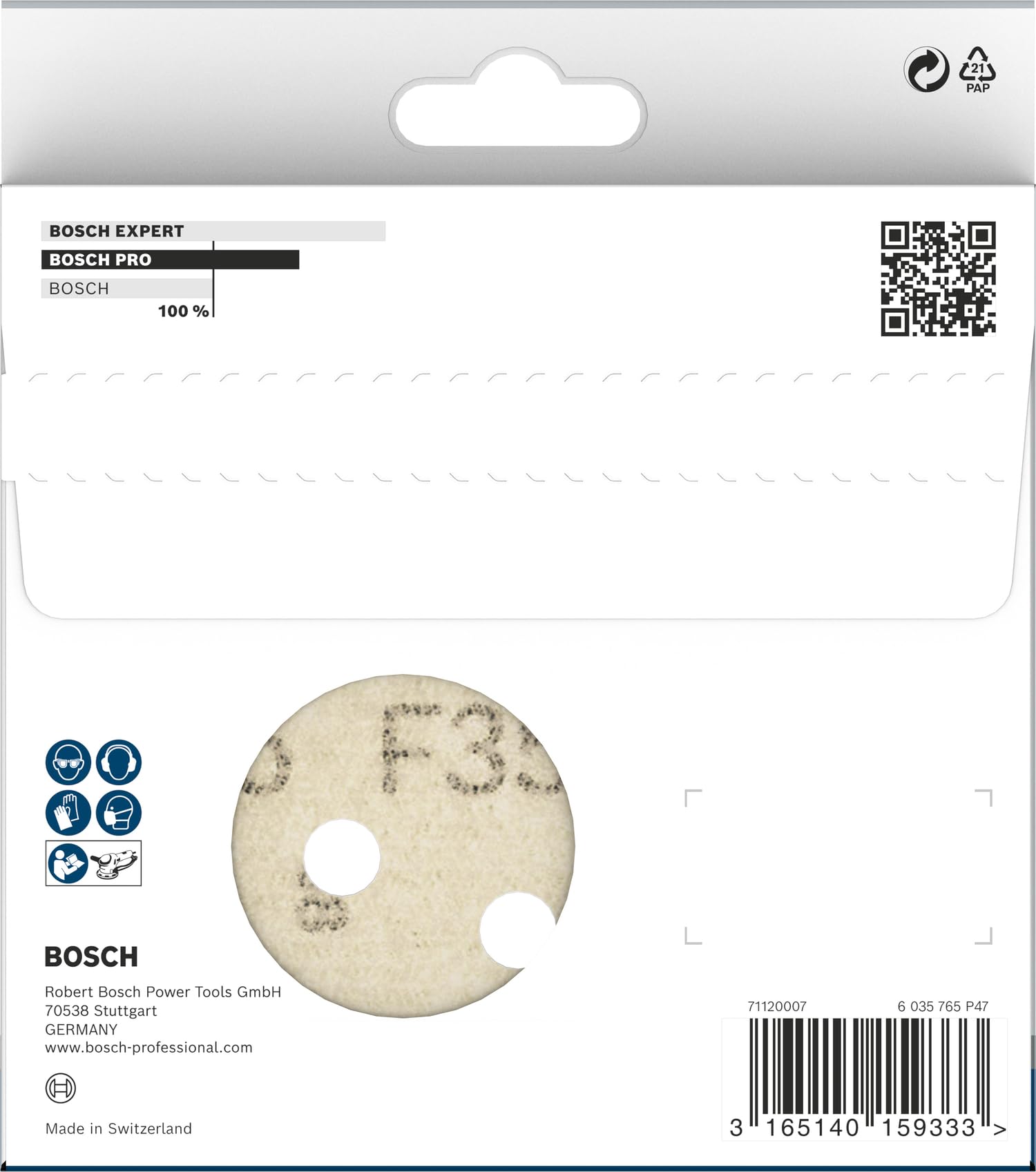 BOSCH 2607019497 Sanding Sheet Set For Random Orbit Sanders (25 Pcs - View #7