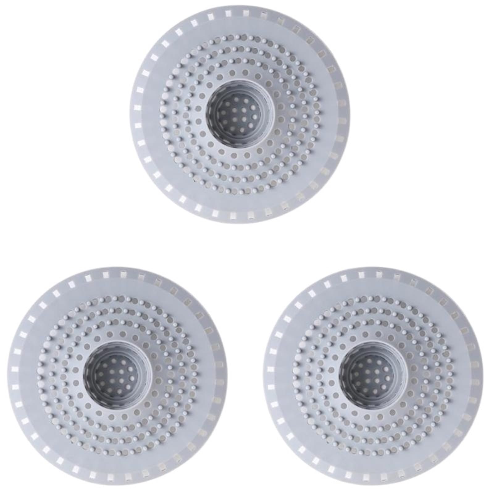 Protectores de Drenaje Silicona Flexibles, Filtro Pelo for Fregadero, prevención for Cocina y baño, 5 uds para Bañera,Ducha
