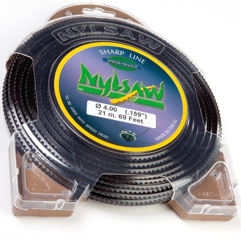 Hilo Nylon nylsaw 4 mm x 21 m dentados Blister hilo desbrozadora
