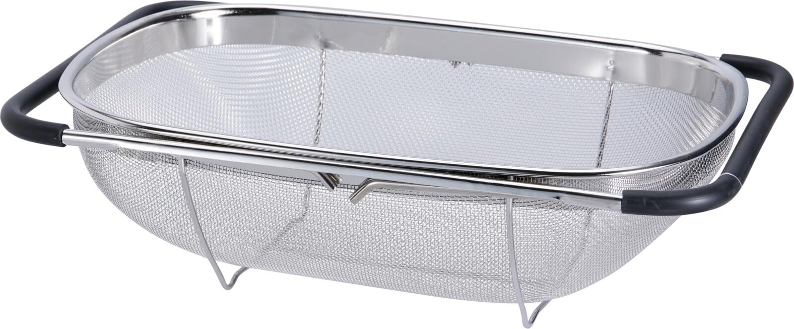 Abrus® Stainless Steel Colander - Advanced Sturdy Base | Wide Handle | Dishwasher Safe (34 Cm)