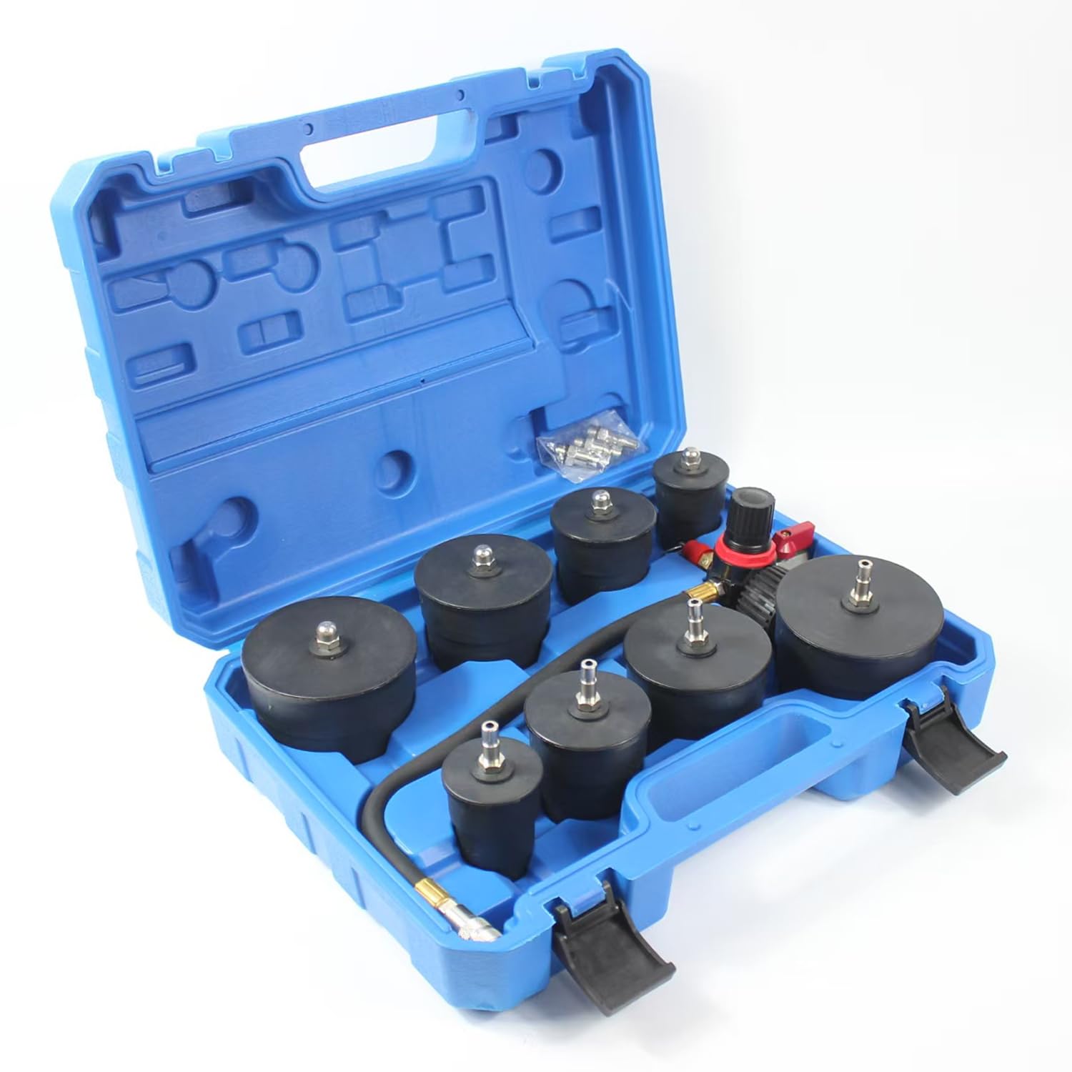 9 Piezas Probador de Fugas Turbo Boost,con Probador de Manómetro,para el Taller de Automóviles y Camiones