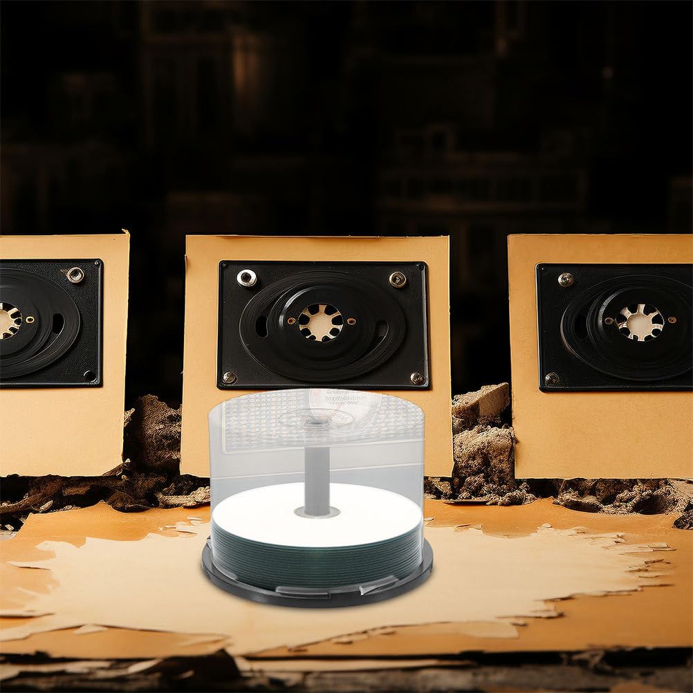 Garneck 4 Pièces Seau Vide Pour Cd Vitrine Pour Cd Étui Étuis De Rangement Pour Boîtes De Stockage De Dvd Cas De Stockage De Dvd Étuis à Clairs Porte- Étuis De Rangement Pp